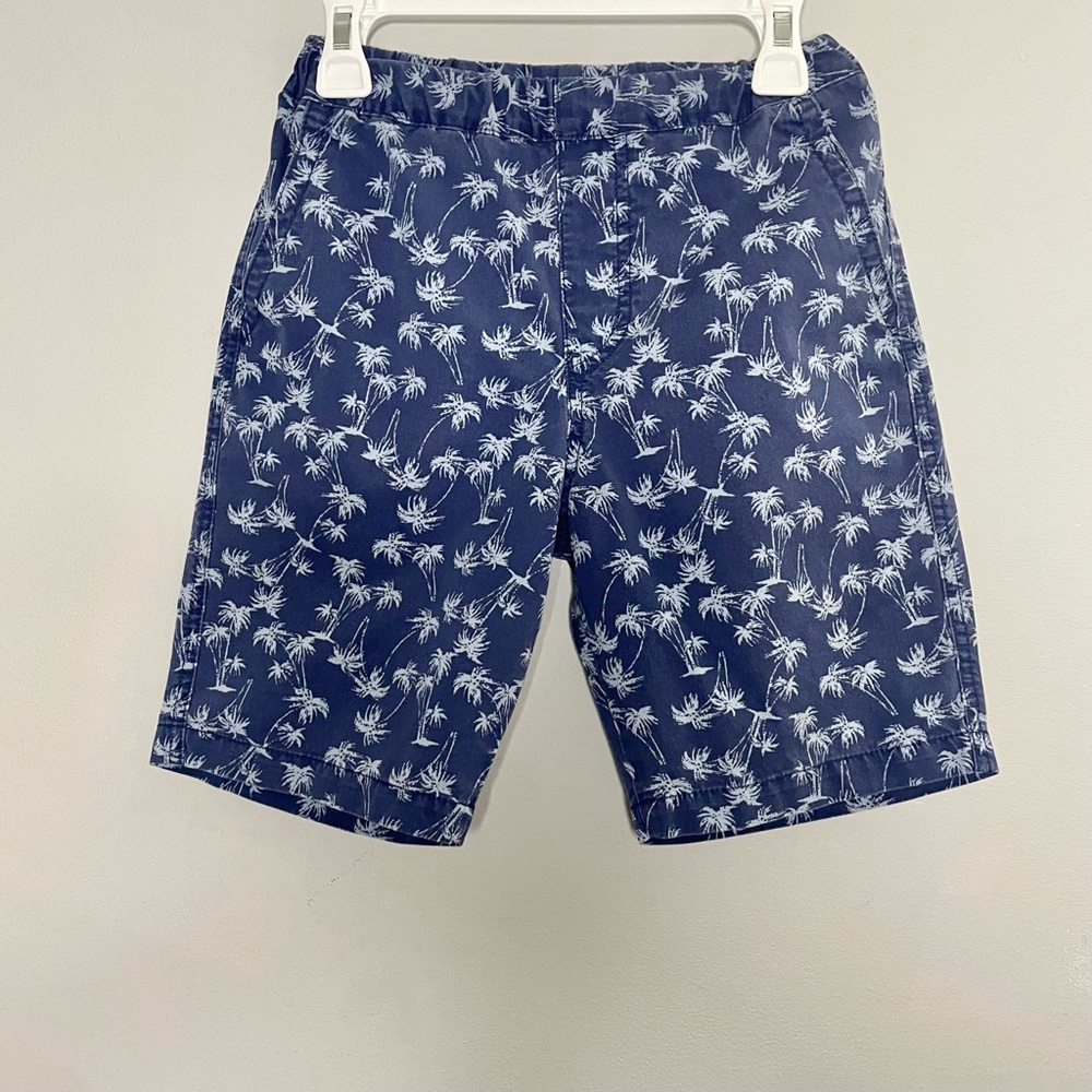 Uniqlo Kids Boys All Cotton Twill Easy Shorts Palm Trees & Pineapples